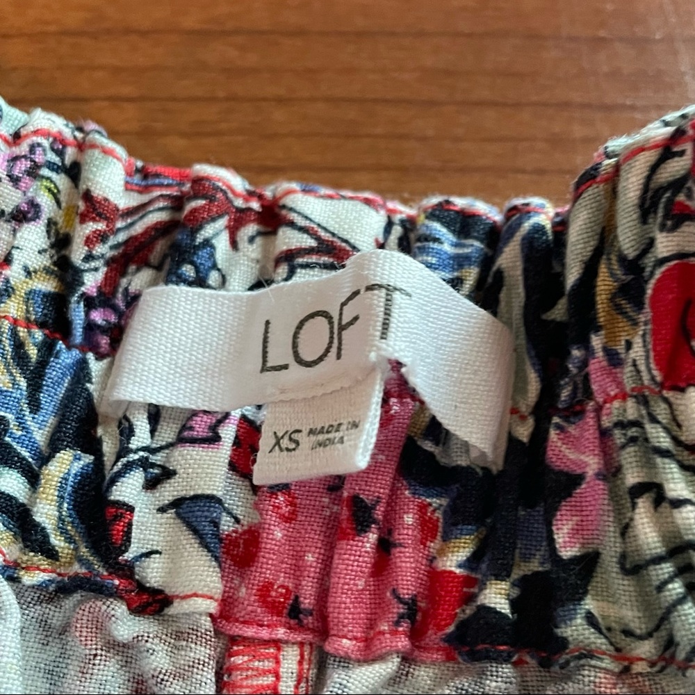 Loft Pleated Pull On Shorts In Patchwork Bloom - image 5